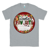 Heather Grey custom name santas favorite nurse Classic Tee - AdoDesignShop