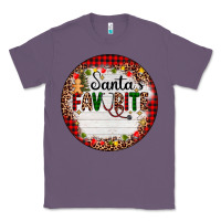 Lavender custom name santas favorite nurse Classic Tee - AdoDesignShop