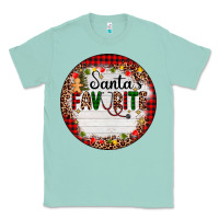 Seafoam custom name santas favorite nurse Classic Tee - AdoDesignShop