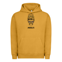 Pigment Peanut Butter Glitter Patterned Leopard Mom Skull Urban Hoodie - Bettercallsaul