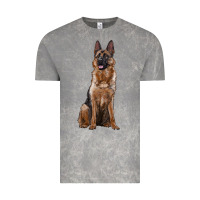 Cloud Rock german shepherd Vintage Tee - RanaPortraitStore