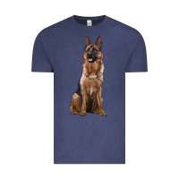 Vintage Denim german shepherd Vintage Tee - RanaPortraitStore