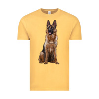 Vintage Mustard german shepherd Vintage Tee - RanaPortraitStore