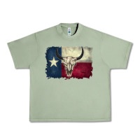 Oil Green texas flag Urban Heavy Tee - BarkalooDesign
