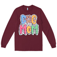 Burgundy dog mom dalmatian Long Sleeve Tee - JahusDesignShop