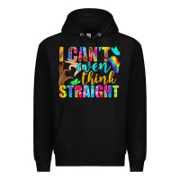 Black LGBTQ I Can't Even Think Straight Premium Hoodie - BundleAndBundleShop