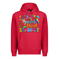 Cardinal LGBTQ I Can't Even Think Straight Premium Hoodie - BundleAndBundleShop