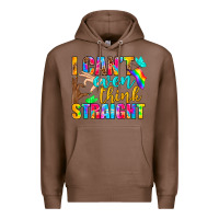 Chestnut LGBTQ I Can't Even Think Straight Premium Hoodie - BundleAndBundleShop