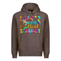 Coffee LGBTQ I Can't Even Think Straight Premium Hoodie - BundleAndBundleShop