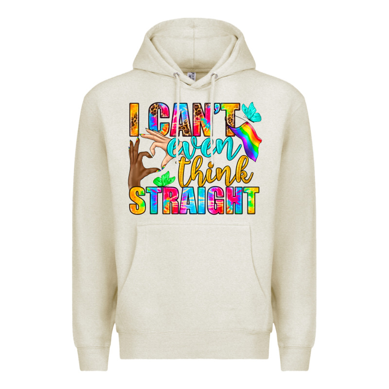 Lgbtq I Can't Even Think Straight Premium Hoodie by BundleAndBundleShop | Teevron