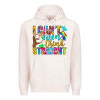 Pale Pink LGBTQ I Can't Even Think Straight Premium Hoodie - BundleAndBundleShop