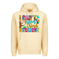 Pina Colada LGBTQ I Can't Even Think Straight Premium Hoodie - BundleAndBundleShop