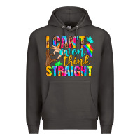 Smoke LGBTQ I Can't Even Think Straight Premium Hoodie - BundleAndBundleShop