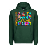 Sports Green LGBTQ I Can't Even Think Straight Premium Hoodie - BundleAndBundleShop