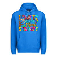True Royal LGBTQ I Can't Even Think Straight Premium Hoodie - BundleAndBundleShop