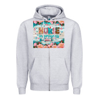 Heather Grey nurse in progress tumbler Zipper Hoodie - BundleAndBundleShop