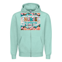 Seafoam nurse in progress tumbler Zipper Hoodie - BundleAndBundleShop