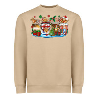 Mushroom christmas cookie coffee cups Heavyweight Sweatshirt - Zillion Design Studio