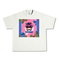 Pistachio ohana stitch messy bun Urban Heavy Tee - Zillion Design Studio