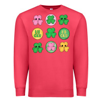 Cardinal st.patrick's day clovers Premium Sweatshirt - MaliasSmallBusiness