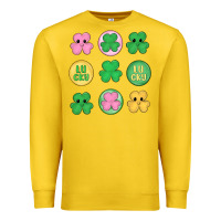 Lemon st.patrick's day clovers Premium Sweatshirt - MaliasSmallBusiness