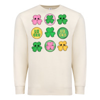Sandshell st.patrick's day clovers Premium Sweatshirt - MaliasSmallBusiness