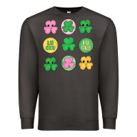 Smoke st.patrick's day clovers Premium Sweatshirt - MaliasSmallBusiness