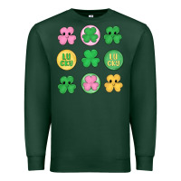 Sports Green st.patrick's day clovers Premium Sweatshirt - MaliasSmallBusiness