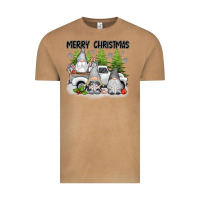 Vintage Camel merry christmas gnomies Vintage Tee - texasbilliewilder
