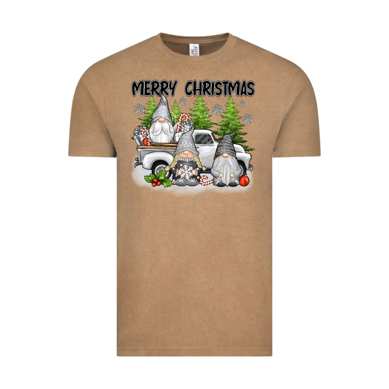 Merry Christmas Gnomies Vintage Tee by texasbilliewilder | Teevron