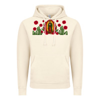 Vintage Artic lady of Guadalupe cactus rose Vintage Hoodie - JahusDesignShop
