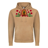 Vintage Camel lady of Guadalupe cactus rose Vintage Hoodie - JahusDesignShop