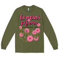 Army Green gracias mama por tu infinito amor Long Sleeve Tee - JahusDesignShop