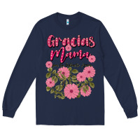Navy gracias mama por tu infinito amor Long Sleeve Tee - JahusDesignShop