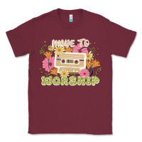 Burgundy made to worship Classic Tee - JahusDesignShop