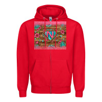 Red super nurse tumbler Zipper Hoodie - BundleAndBundleShop