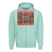 Seafoam super nurse tumbler Zipper Hoodie - BundleAndBundleShop
