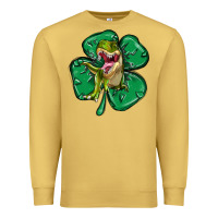 Antique Gold dinosaur st patricks day Premium Sweatshirt - MaliasSmallBusiness