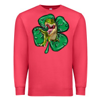 Cardinal dinosaur st patricks day Premium Sweatshirt - MaliasSmallBusiness