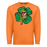 Carrot dinosaur st patricks day Premium Sweatshirt - MaliasSmallBusiness