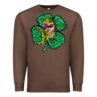 Chestnut dinosaur st patricks day Premium Sweatshirt - MaliasSmallBusiness