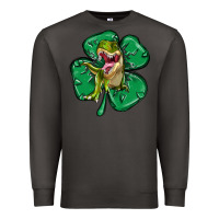 Smoke dinosaur st patricks day Premium Sweatshirt - MaliasSmallBusiness