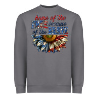 Storm home of the free because of the brave sunflower bi Heavyweight Sweatshirt - texasbilliewilder