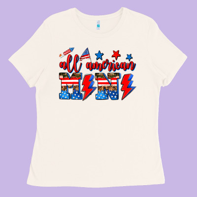 All American Mimi Ladies Tee Designed By Adodesignshop