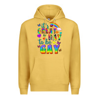 Antique Gold Western It's Great Day To Be Gay Premium Hoodie - BundleAndBundleShop