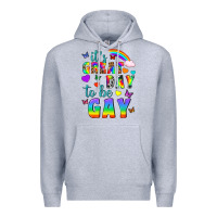 Heather Grey Western It's Great Day To Be Gay Premium Hoodie - BundleAndBundleShop
