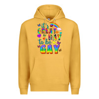 Mustard Western It's Great Day To Be Gay Premium Hoodie - BundleAndBundleShop