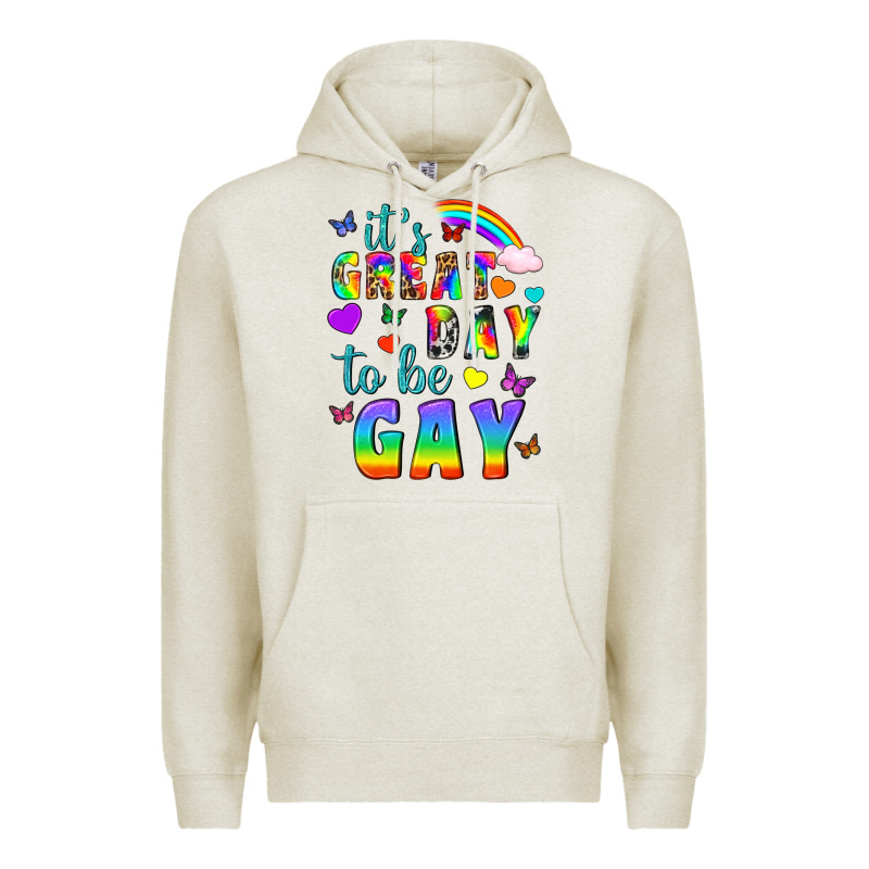 Western It's Great Day To Be Gay Premium Hoodie by BundleAndBundleShop | Teevron