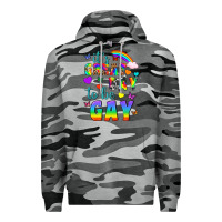 Slate Camo Western It's Great Day To Be Gay Premium Hoodie - BundleAndBundleShop