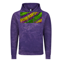Cloud Purple Mardi Gras Leopard Vintage Hoodie - RanaPortraitStore